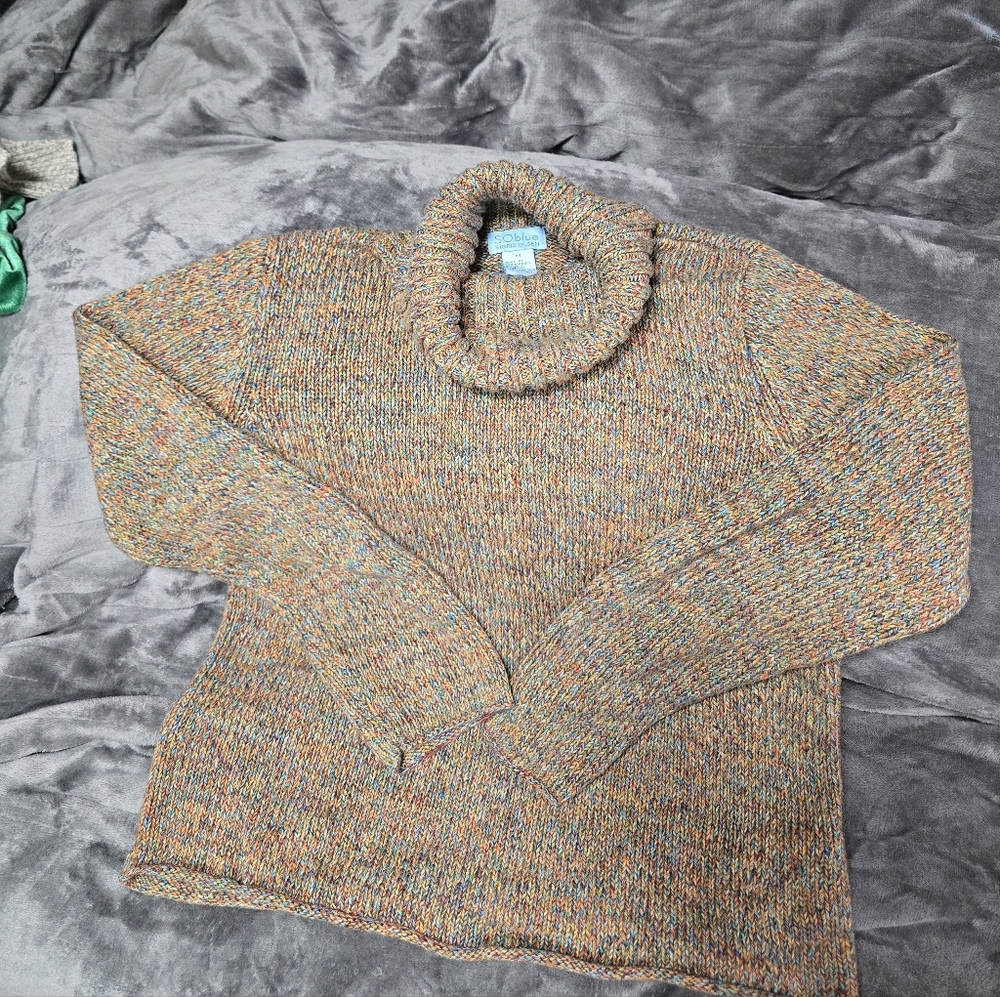 Multicolor Turtleneck Sweater - image 1